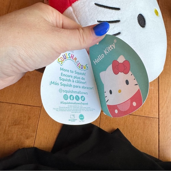 Hello Kitty Squishmallow with Red and White Accents - Picture 3 of 3